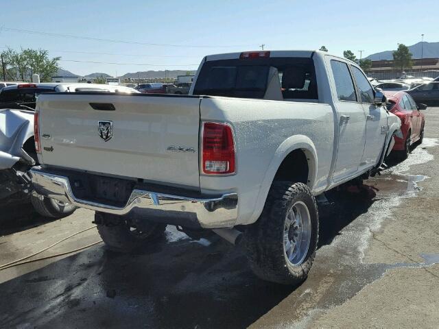 3C6UR5FL3GG350273 - 2016 RAM 2500 LARAM WHITE photo 4