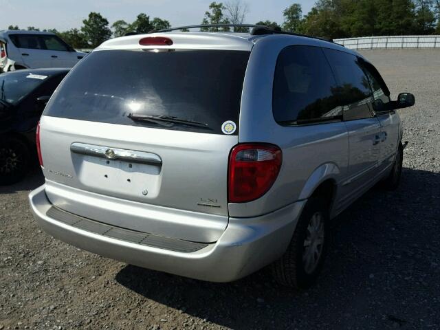 2C8GT54L93R142010 - 2003 CHRYSLER TOWN & COU SILVER photo 4