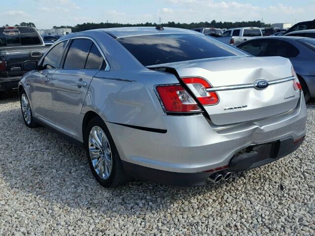 1FAHP2FW9AG108184 - 2010 FORD TAURUS SILVER photo 3