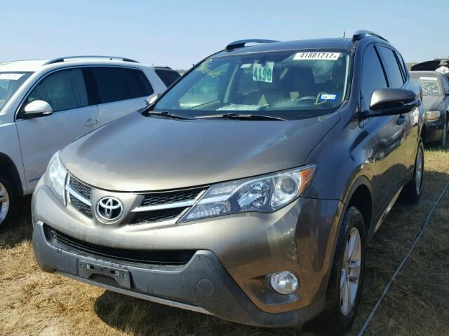 2T3WFREV0DW015150 - 2013 TOYOTA RAV4 GRAY photo 2