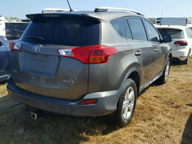 2T3WFREV0DW015150 - 2013 TOYOTA RAV4 GRAY photo 4