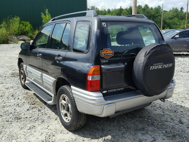 2CNBJ634716912572 - 2001 CHEVROLET TRACKER LT BLACK photo 3