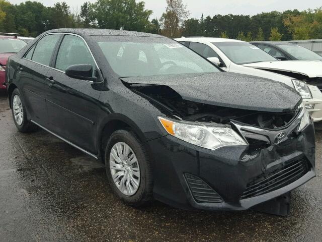 4T1BF1FK4CU025109 - 2012 TOYOTA CAMRY BLACK photo 1