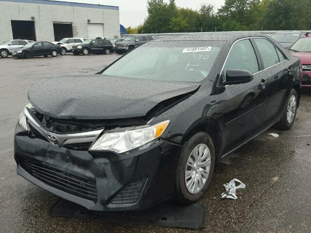 4T1BF1FK4CU025109 - 2012 TOYOTA CAMRY BLACK photo 2