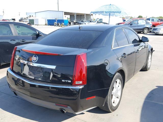 1G6DF577880173652 - 2008 CADILLAC CTS BLACK photo 4
