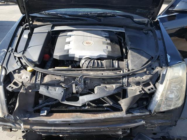 1G6DF577880173652 - 2008 CADILLAC CTS BLACK photo 7