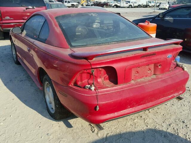 1FALP42T1SF237612 - 1995 FORD MUSTANG GT RED photo 3