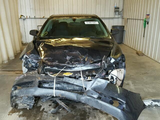 1G1ZC5EB4AF111678 - 2010 CHEVROLET MALIBU BLACK photo 9