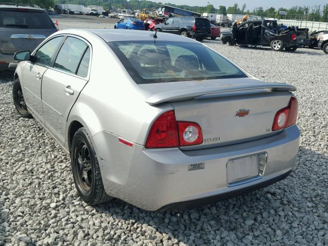 1G1ZG57B78F253891 - 2008 CHEVROLET MALIBU LS ვერცხლისფერი ფოტო 3