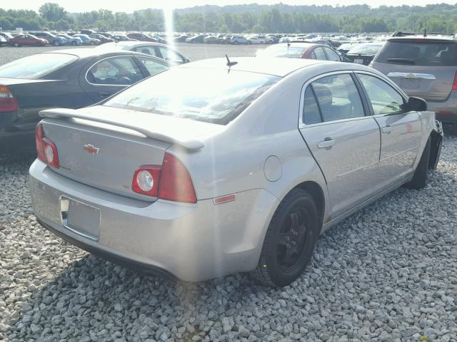 1G1ZG57B78F253891 - 2008 CHEVROLET MALIBU LS ვერცხლისფერი ფოტო 4
