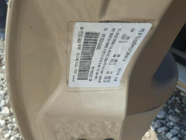 1B3AJ56UX1N524321 - 2001 DODGE STRATUS ES GOLD photo 10