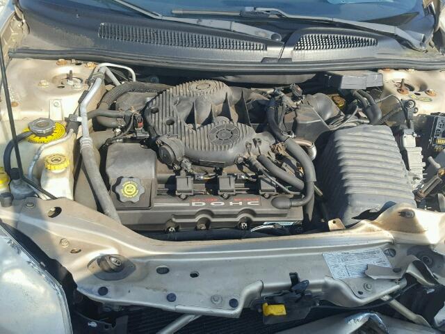 1B3AJ56UX1N524321 - 2001 DODGE STRATUS ES GOLD photo 7