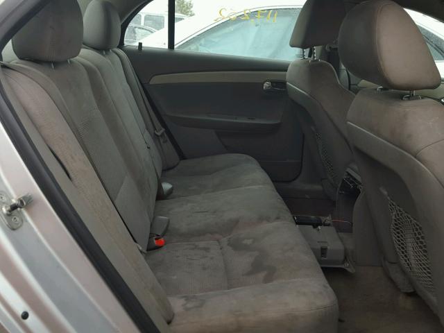 1G1ZB5E17BF130530 - 2011 CHEVROLET MALIBU LS ვერცხლისფერი ფოტო 6