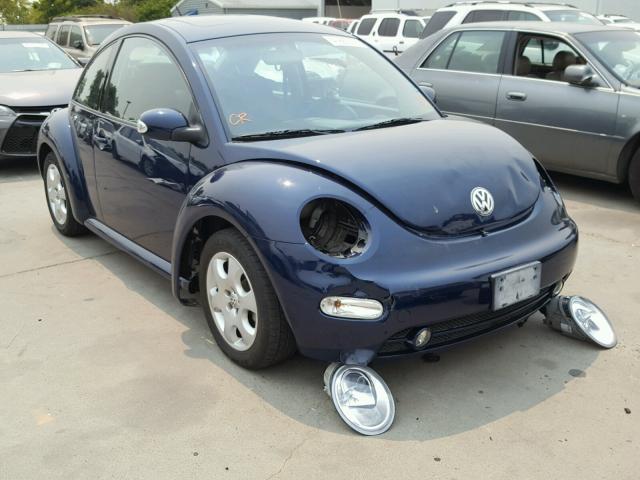 3VWCK21C33M431653 - 2003 VOLKSWAGEN NEW BEETLE ლურჯი ფოტო 1