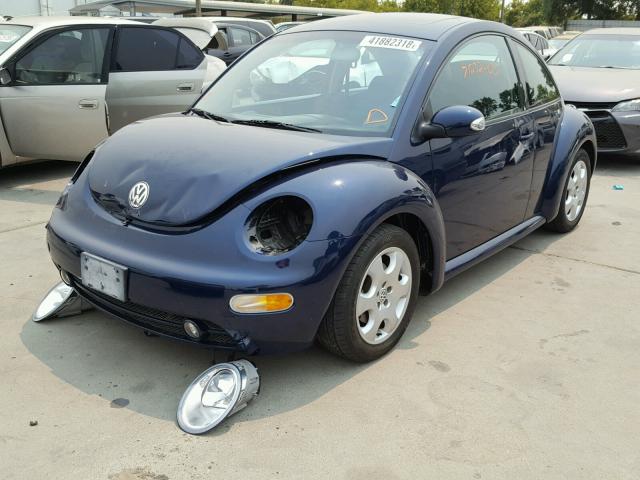 3VWCK21C33M431653 - 2003 VOLKSWAGEN NEW BEETLE ლურჯი ფოტო 2