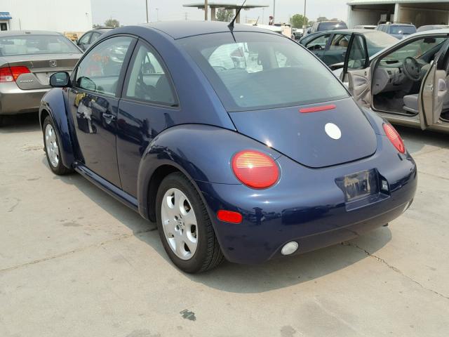 3VWCK21C33M431653 - 2003 VOLKSWAGEN NEW BEETLE ლურჯი ფოტო 3