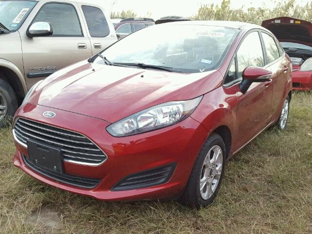 3FADP4BJ3GM142978 - 2016 FORD FIESTA SE RED photo 2