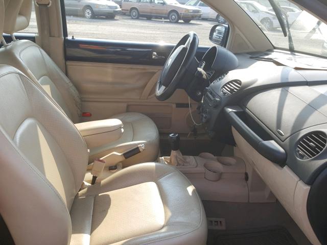 3VWDD21C81M457998 - 2001 VOLKSWAGEN NEW BEETLE ლურჯი ფოტო 5