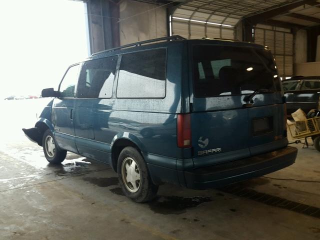 1GKDM19WXYB542200 - 2000 GMC SAFARI XT BLUE photo 3