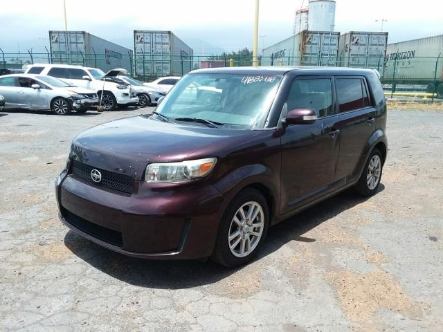 JTLKE50E091089731 - 2009 TOYOTA SCION XB Марун фото 2