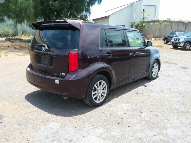 JTLKE50E091089731 - 2009 TOYOTA SCION XB Марун фото 4