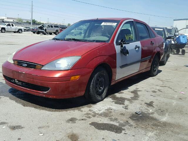 1FAFP33P23W197177 - 2003 FORD FOCUS LX RED photo 2