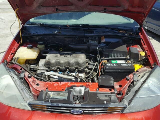 1FAFP33P23W197177 - 2003 FORD FOCUS LX RED photo 7