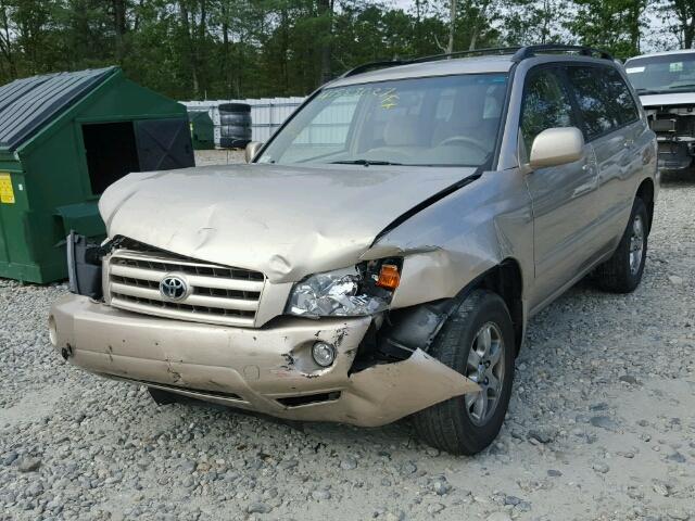 JTEEP21A760143651 - 2006 TOYOTA HIGHLANDER GOLD photo 2