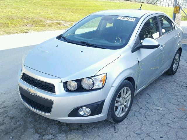 1G1JD5SH5D4159760 - 2013 CHEVROLET SONIC LT SILVER photo 2