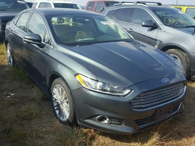 3FA6P0H98FR126985 - 2015 FORD FUSION GRAY photo 1