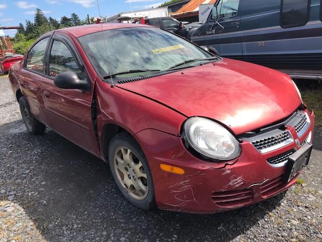 1B3ES56C33D144364 - 2003 DODGE NEON SXT RED photo 1