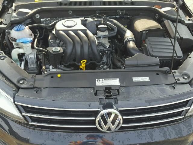 3VW2K7AJ8FM210321 - 2015 VOLKSWAGEN JETTA BASE Սև լուսանկար 7