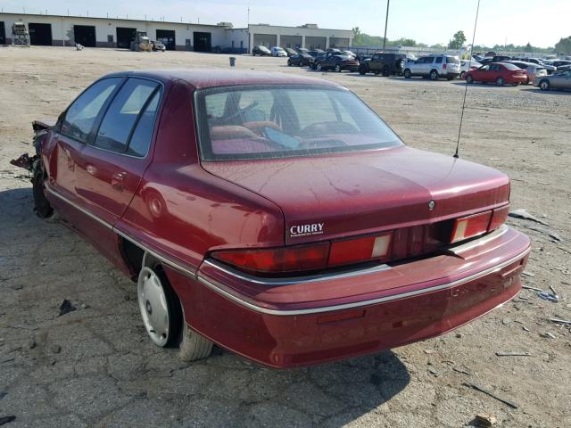 1G4NV55M5SC435951 - 1995 BUICK SKYLARK GR BURGUNDY photo 3