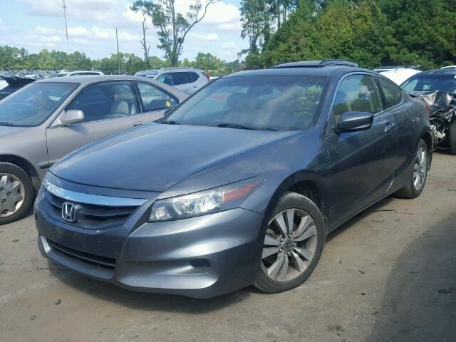 1HGCS1B8XCA019641 - 2012 HONDA ACCORD EXL GRAY photo 2