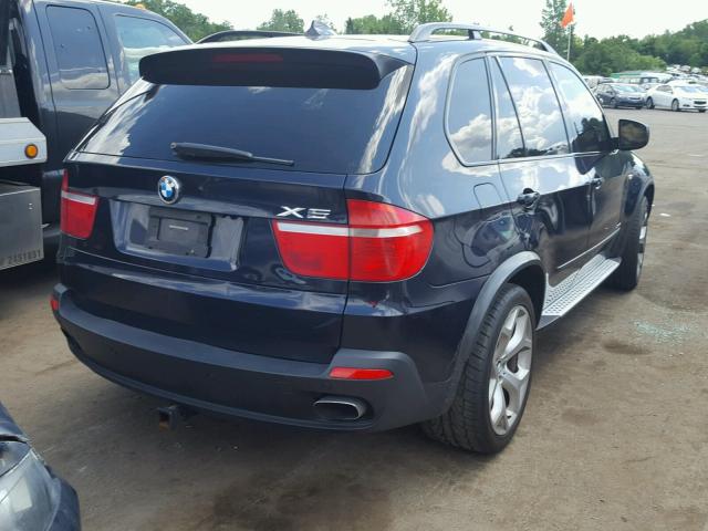 5UXFE83589L169713 - 2009 BMW X5 XDRIVE4 BLUE photo 4