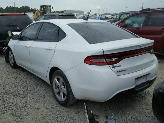 1C3CDFBB4FD369128 - 2015 DODGE DART SXT WHITE photo 3