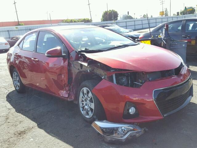 5YFBURHEXGP473230 - 2016 TOYOTA COROLLA L RED photo 1