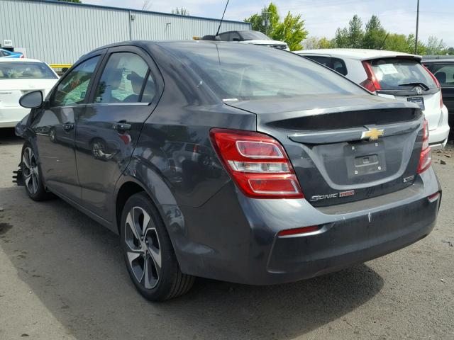 1G1JF5SB4H4135719 - 2017 CHEVROLET SONIC PREM GRAY photo 3