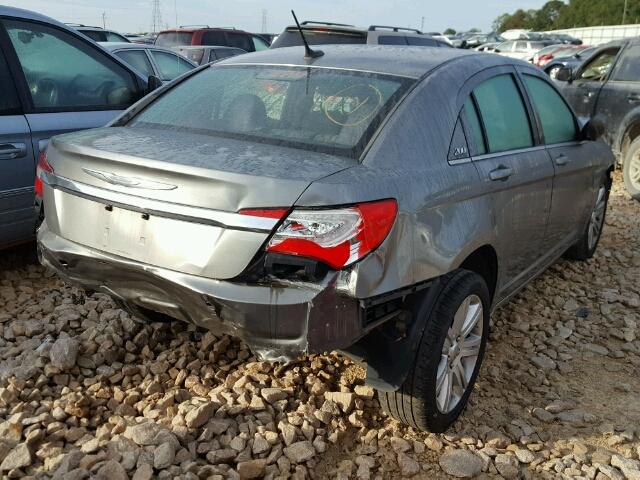 1C3CCBBB6CN299407 - 2012 CHRYSLER 200 TOURIN GRAY photo 4