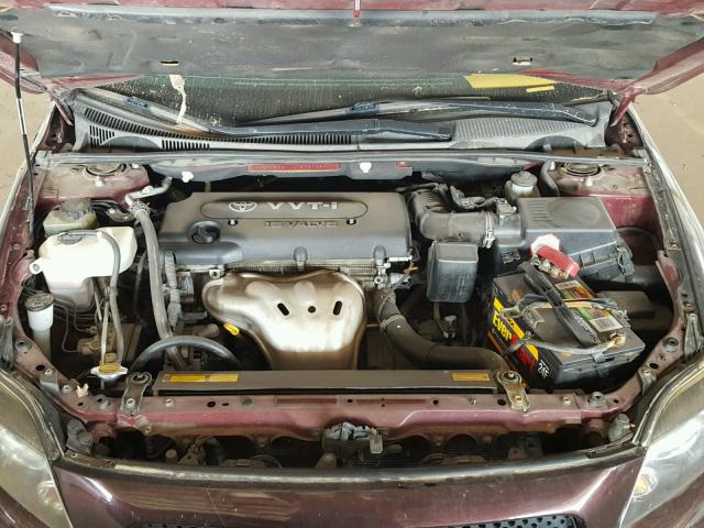 JTKDE3B7XA0308785 - 2010 TOYOTA SCION TC 栗色 照片 7