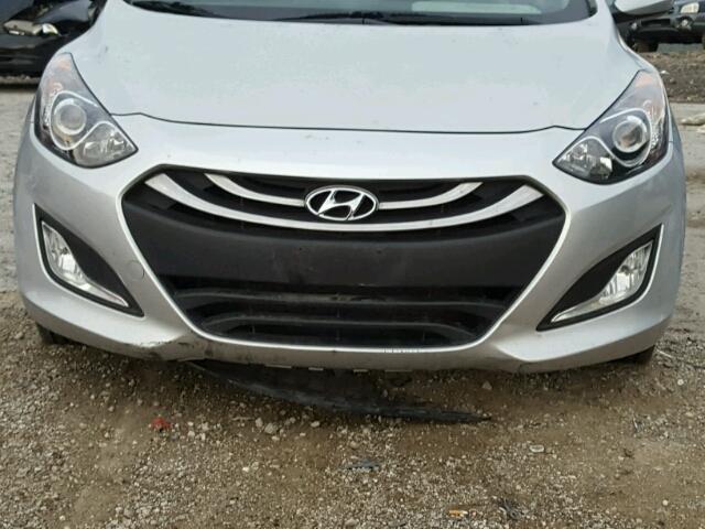 KMHD35LE3DU082443 - 2013 HYUNDAI ELANTRA GT SILVER photo 9