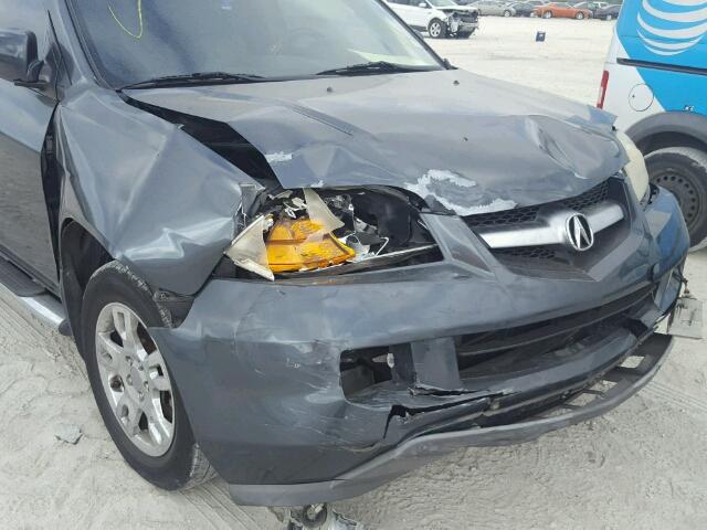 2HNYD18926H519775 - 2006 ACURA MDX GRAY photo 9