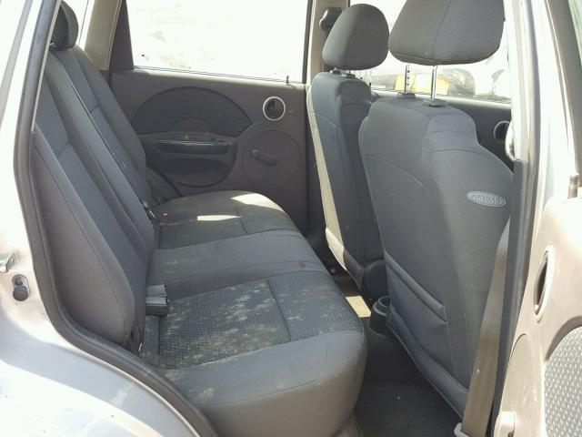 KL1TD66658B085358 - 2008 CHEVROLET AVEO BASE Gümüş foto 6