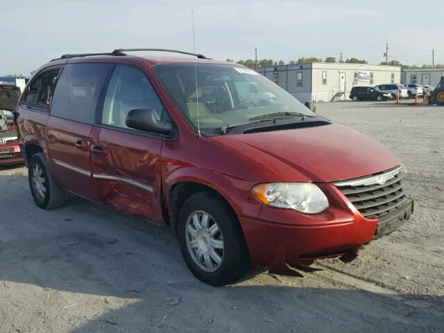 2A4GP54L06R907058 - 2006 CHRYSLER TOWN & COU BURGUNDY photo 1