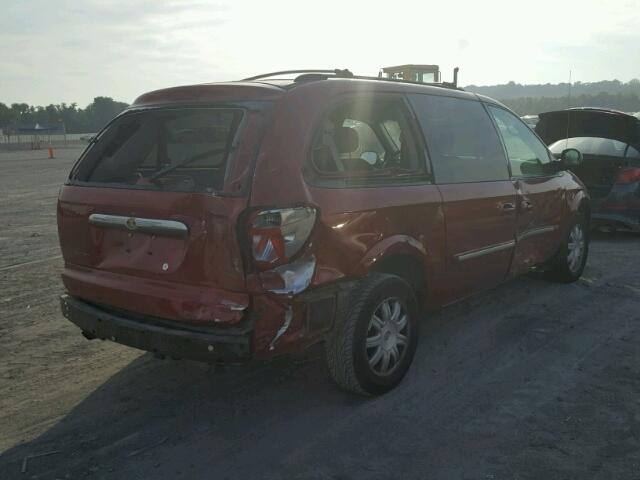 2A4GP54L06R907058 - 2006 CHRYSLER TOWN & COU BURGUNDY photo 4