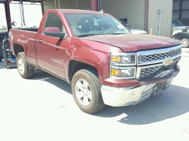 1GCNCREC5FZ295332 - 2015 CHEVROLET SILVERADO RED photo 1