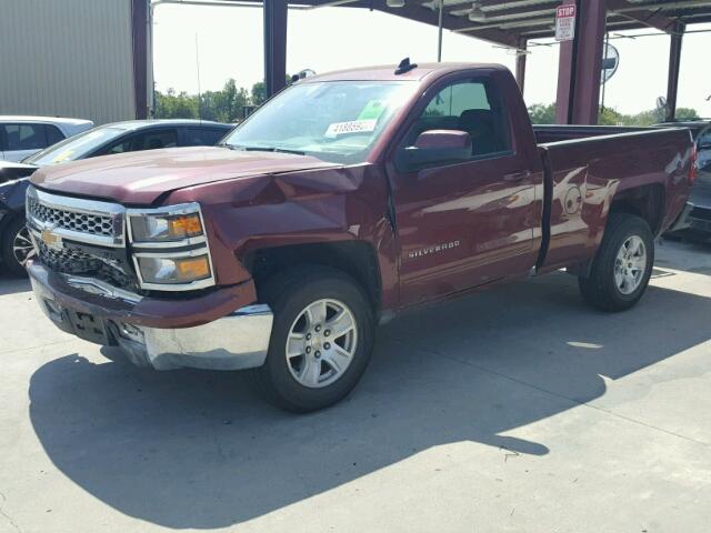 1GCNCREC5FZ295332 - 2015 CHEVROLET SILVERADO RED photo 2