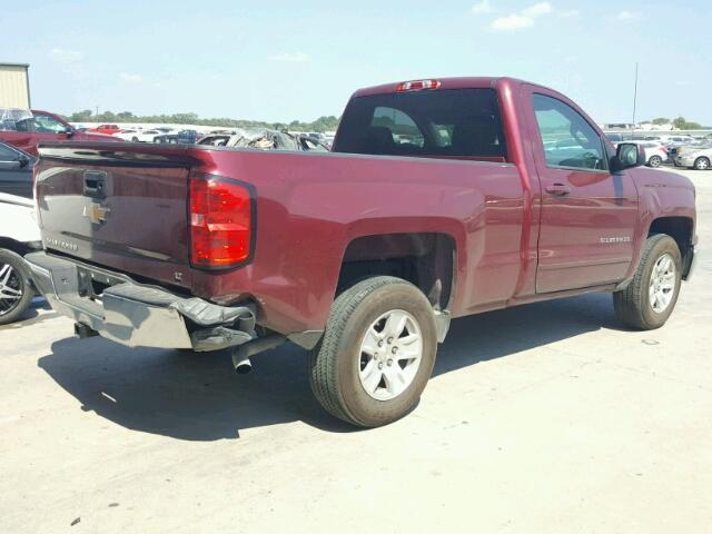 1GCNCREC5FZ295332 - 2015 CHEVROLET SILVERADO RED photo 4