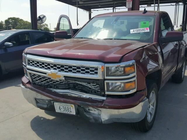 1GCNCREC5FZ295332 - 2015 CHEVROLET SILVERADO RED photo 9