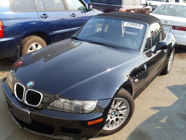 WBACH9347YLF90698 - 2000 BMW Z3 2.3 BLACK photo 2